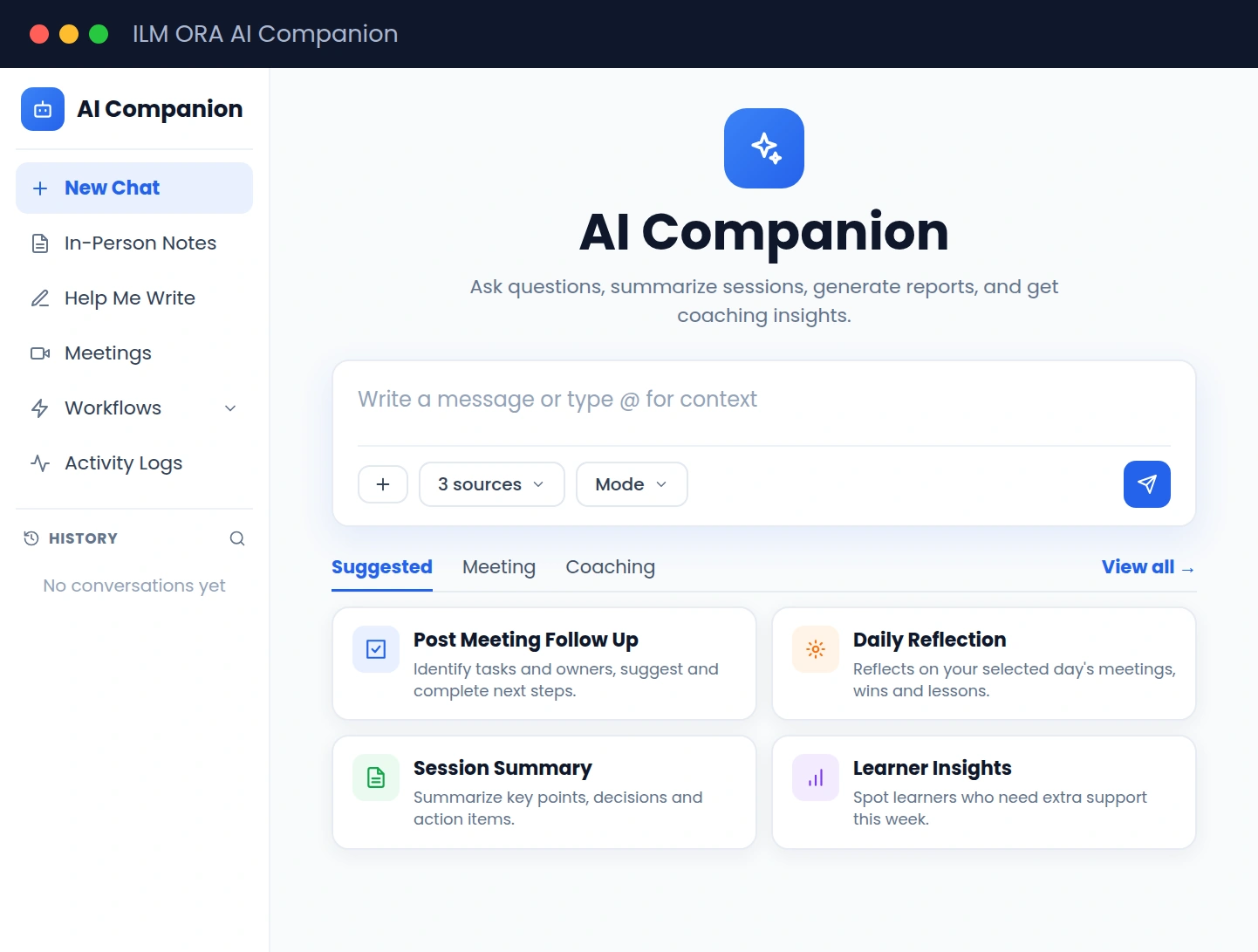 ILM ORA AI Companion — AI Chat